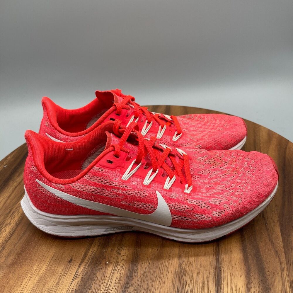 Nike Air Zoom Pegasus 36 Shoes Womens Size 8.5 Running Crimson Comfort Walking